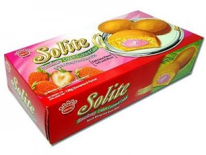 Solite Strawberry Roll Cake 400g
