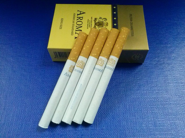 Aroma American Standard Filter Cigarettes (Gold)
