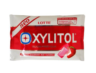Xylitol Chewing Gum Strawberry Mint