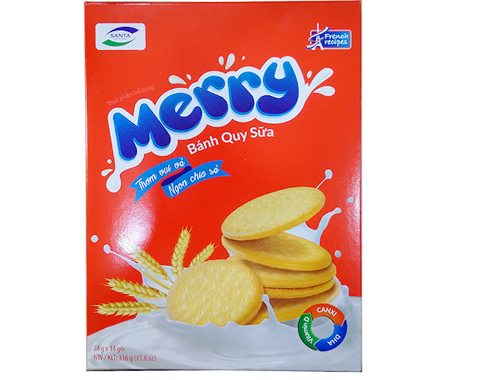 Vietnam Merry High-Quality Assorted Biscuits 366gr for Lunar New Year