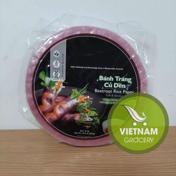 Vietnamese Beetroot Rice Paper 16cm FMCG products Good Price