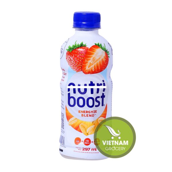 Vietnam Nutriboost Fruit Milk Strawberry Drink 300ml