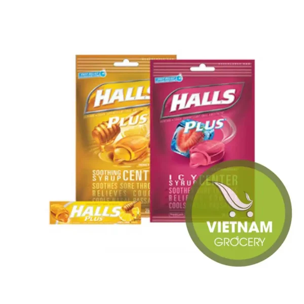 HALLS COOL Plus Chewing Gum Icy Strawberry Good Price