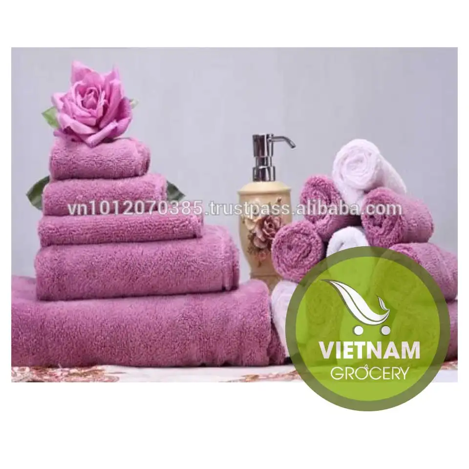Vietnam TUV Standard Cotton Towels 29*40/ 29*29 / 20*21 Good Price