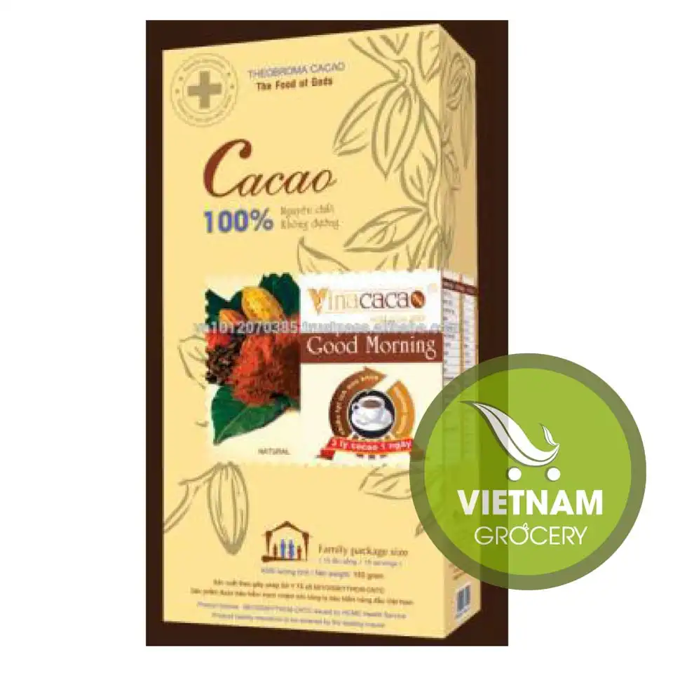 Vietnam High-Quality 100% Natural Cacao Powder 150Gr FMCG products Good Price