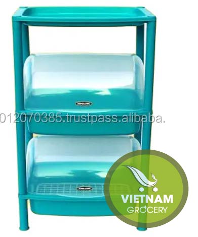 Vietnam 3-Tier Plastic Kitchen Rack Wholesale