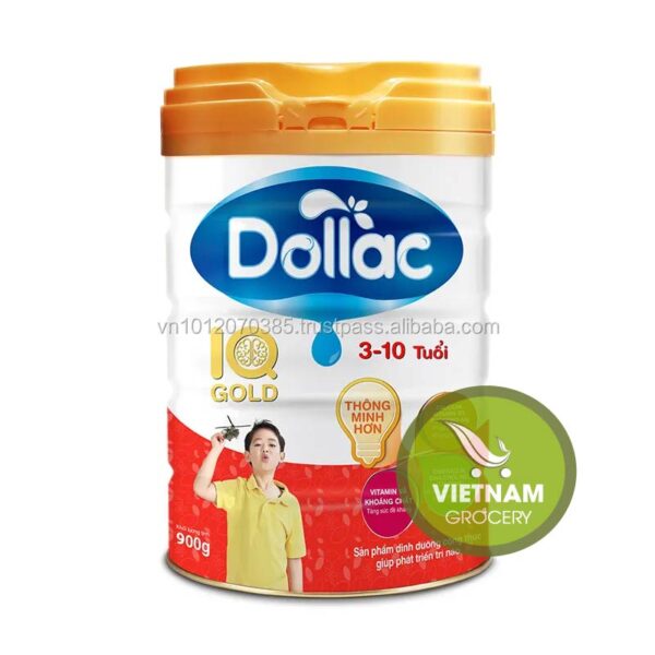 High-quality Dolsure Dollac IQ Gold Milk Powder Tin Can – 400g & 900g Good Price