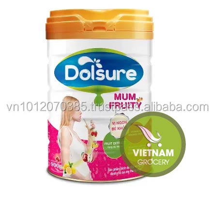 High-quality Dolsure Mum Fruity Milk Powder Tin Can – 400g & 900g Good Price