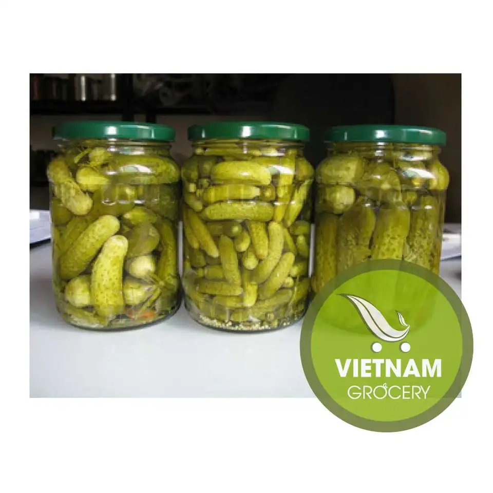 Vietnam Canned Pickled Gherkins FMCG products Wholesale