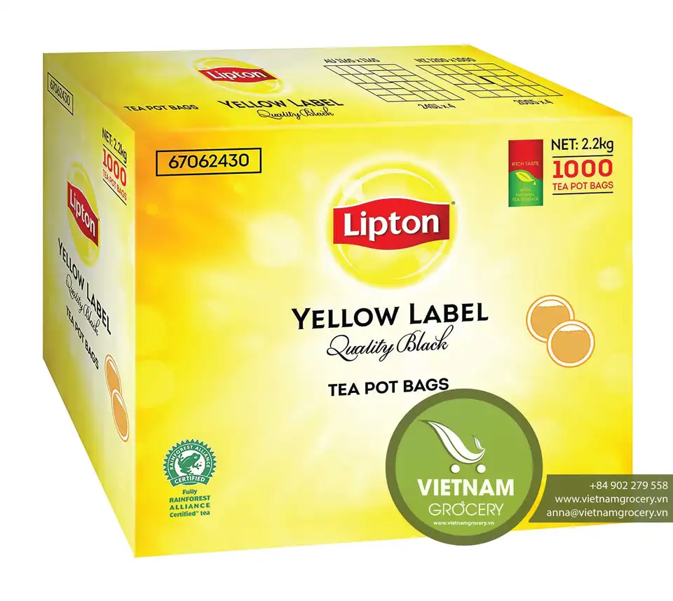 Yellow Label Quality Black Tea Pot Bags Wholesale