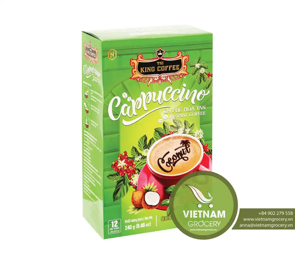 Cappuccino coffee with coconut flavor 240g