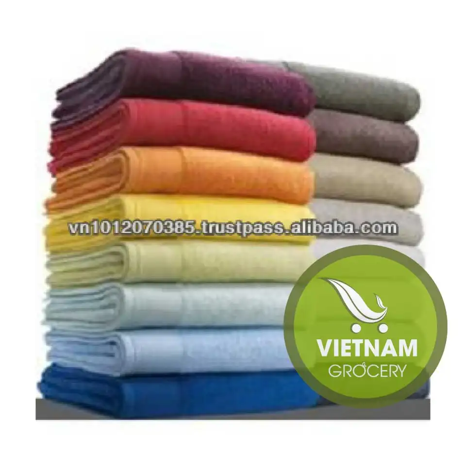Vietnam Super Soft Good-Quality Bath Towel 50×100, 34×80 cm FMCG products Good Price