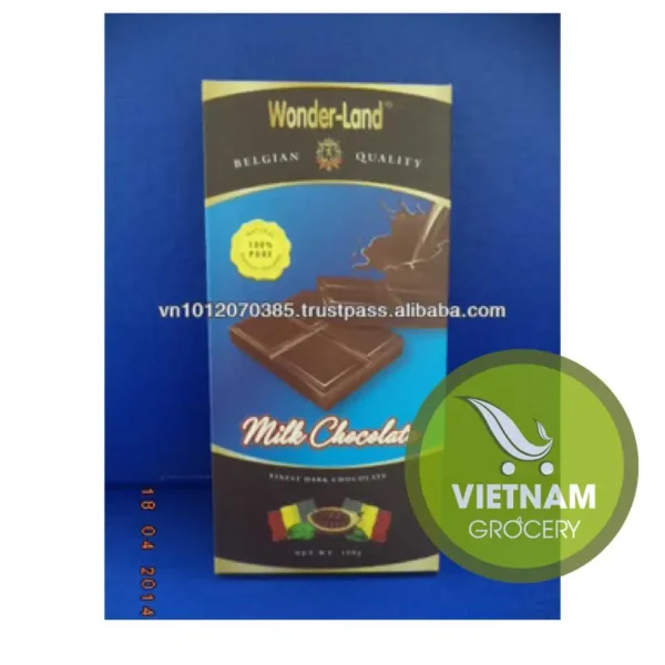 OEM Serviced Accepted Belgium Quality Dark Chocolate 100g FMCG products Wholesale