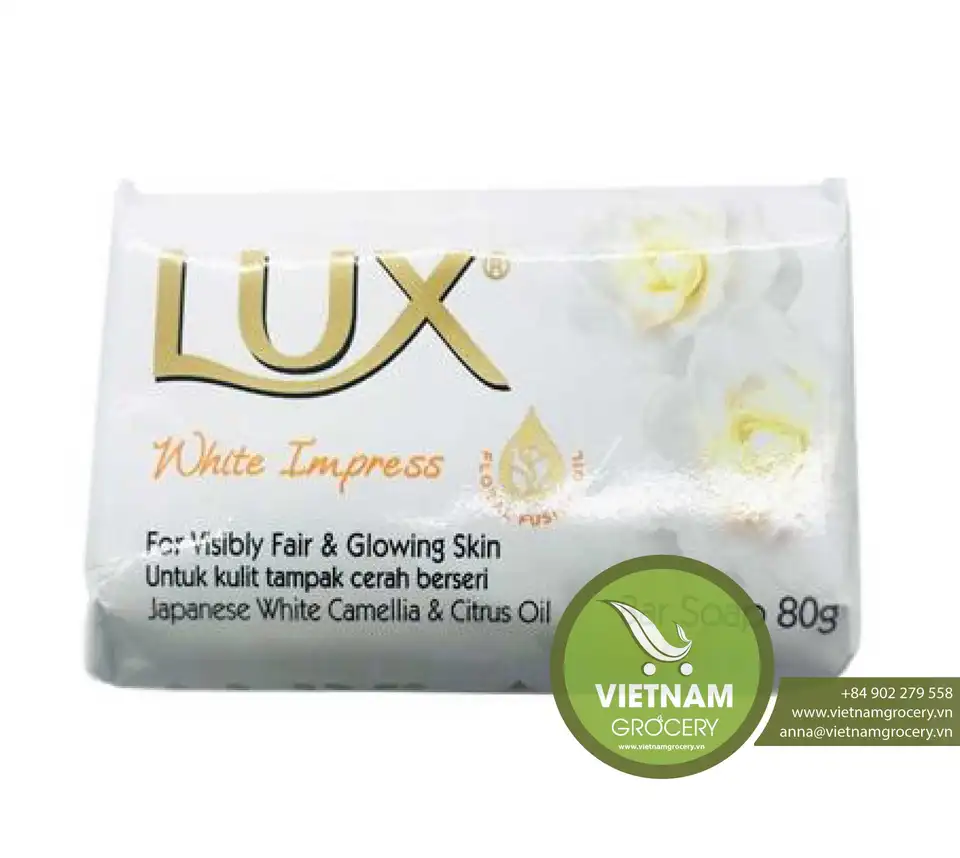 Lux White Impress Bar Soap 80g
