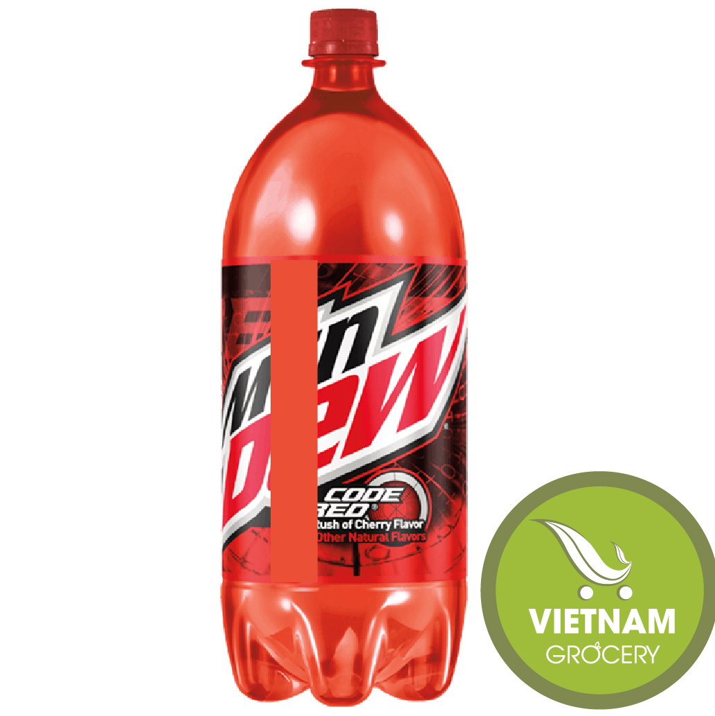 Mountain Dew Carbonated Soft Drink MTN DEW CODE RED