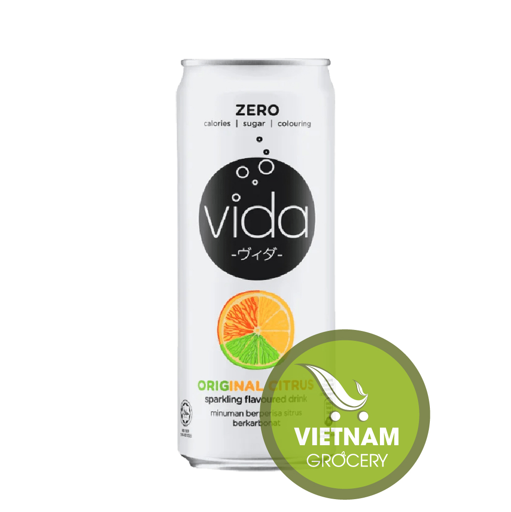 Vida ZERO Original Citrus Sparkling Drink 325ml