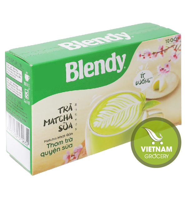 Vietnam High-Quality Low Sugar Blendy – Matcha Milk Tea